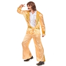 Déguisement disco doré homme