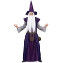 Déguisement mage sorcier violet adulte