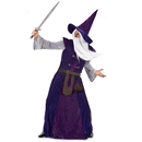 Déguisement mage sorcier violet adulte