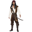 Déguisement pirate marron homme