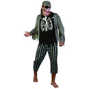 Déguisement pirate zombie homme