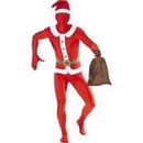 Déguisement seconde peau Père Noël adulte