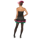 Déguisement squelette coloré femme Halloween
