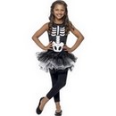 Déguisement squelette tutu noir fille Halloween