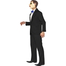 Déguisement ventriloque homme Halloween