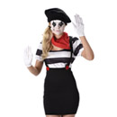 Déguisement mime femme
