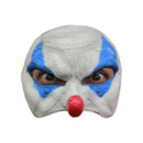 Demi masque clown bleu homme