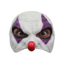 Demi masque clown violet homme