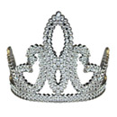 Diadème princesse argenté