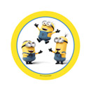 Disque azyme trio Les Minions 20.5 cm