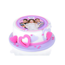 Disque en sucre Violetta™ 21 cm
