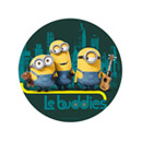 Disque en sucre Minions 16 cm