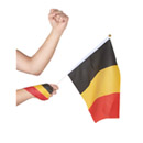 Drapeau supporter Belgique 35 X 45 cm