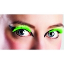 Faux cils courts verts fluo adulte