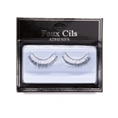 Faux cils longs argent adulte