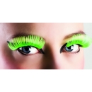 Faux cils longs verts fluo adulte