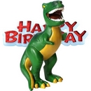 Figurine anniversaire Petits dinosaures 4 X 8 cm