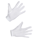 Gants courts blancs adulte