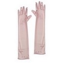 Gants longs roses enfant