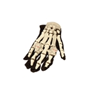 Gants squelette lumineux Halloween adulte