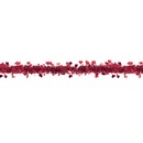 Guirlande rouge brillante avec coeurs Saint Valentin