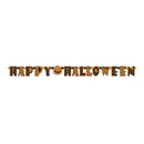 Guirlande articulée Halloween orange et noire à pois