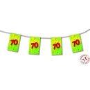 Guirlande fanion papier 70 ans 4m