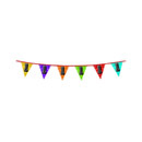 Guirlande fanions holographiques chiffre 1