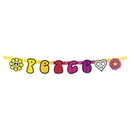 Guirlande articulée Hippie Flower Power 95 cm