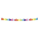 Guirlande multicolore papier train 4 mètres