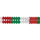 Guirlande rouge blanc vert
