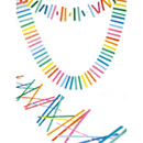 Guirlande swen multicolores 3 m