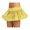 Jupon jaune en tulle femme