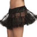 Jupon noir en tulle femme