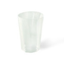 600 verres octogonaux en plastique rigide transparent 25 cl