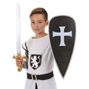 Kit bouclier et épée chevalier croisé Enfant