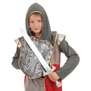 Kit bouclier et épée chevalier croisé Enfant