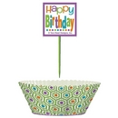 Kit pour cupcakes Anniversaire Acidulé