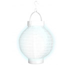 Lanterne lumineuse blanche 15 cm