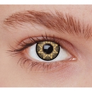 Lentilles de contact cosmétiques marron étoile