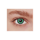 Lentilles de contact fantaisie vertes et noires adulte