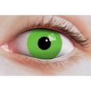 Lentilles de contact oeil vert fluo