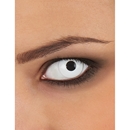 Lentilles de contact oeil blanc adulte