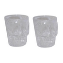 Lot 2 verres à shooter tête de mort 5 cm