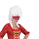 Loup vénitien strass rouge adulte