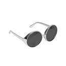 Lunettes argentées disco adulte