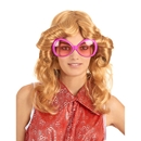 Lunettes roses disco adulte