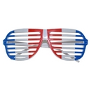 Lunettes supporter tricolore France