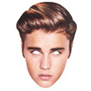 Masque carton Justin Bieber