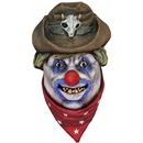 Masque clown cowboy adulte Halloween